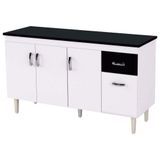 Balcão De Pia Gabriela 150 Cm Branco - Ajl