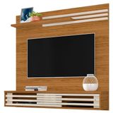 Estante Home Theater Suspenso Frizz Sublime Off White - Madetec