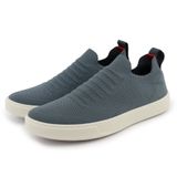 Tenis Calce Facil Knit Meia Tecido Masculino Leve Casual Sola Reta De Borracha Moderno Resistente