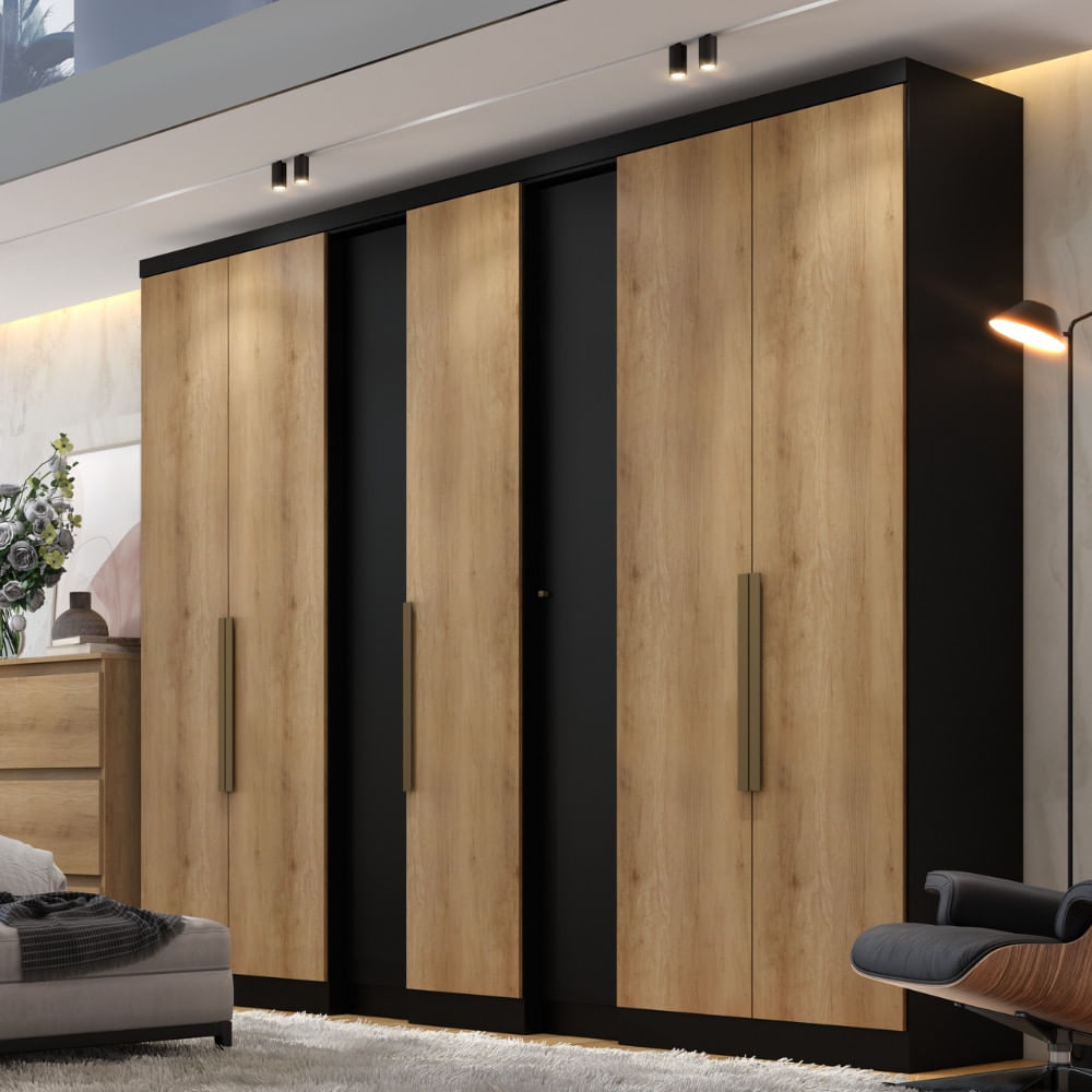 Guarda Roupa Casal 7 Portas Selecto Plus Thb Móveis