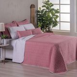 Kit Cobre Leito Casal King Size Bordado Urbany Hipercal 400 Fios