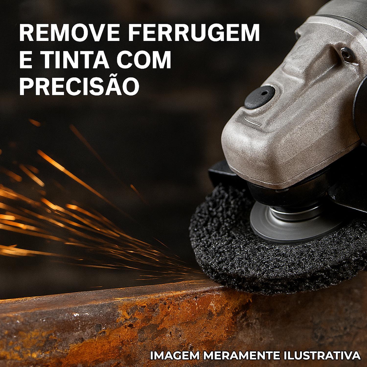 ででで Disco Removedor Nylon 115mm Tinta Ferrugem Esmerilhadeira - Carrefour