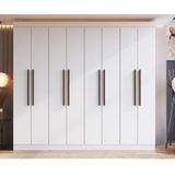 Guarda Roupa Casal 8 Portas 100 Mdf California Doripel