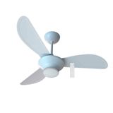 Ventilador De Teto Ventisol Mistral Led Inverter Com Controle Branco Bivolt