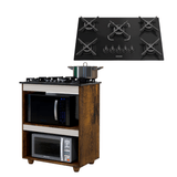 Kit Balcão Cooktop Turim Com Fogão 5 Bocas Itatiaia Itacook Premium
