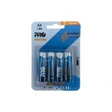 Pilha Alcalina Proeletronic Aa Pqpa-0aa4 Com 4 Unidades