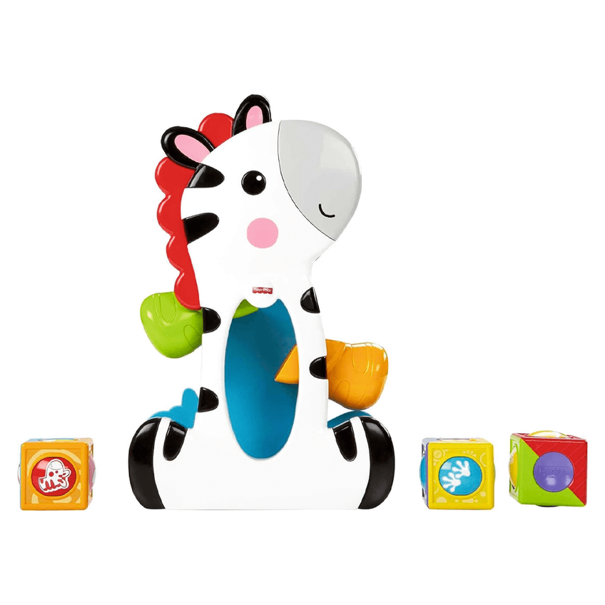 Brinquedo Zebra Blocos Surpresa Encaixar Fisher-price - imagem 3