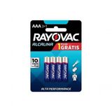 Pilha Alcalina Rayovac Lr03 Aaa Palito 1,5v C-04 Leve 4...