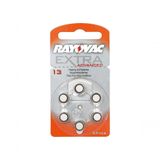 Pilhas Auditivas Rayovac Sem Mercurio Tamanho 13 Com 6 -...