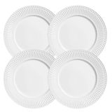 Jogo De Pratos Raso Jantar Refeição 26cm Kit 4 Peças Roma