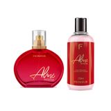 Kit Feminino Deo Colonia Aline Intense + Hidratante Corporal