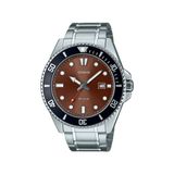 Relogio Casio Duro Masculino Analogico Marrom