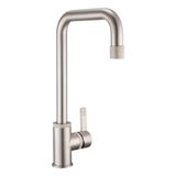 Torneira Monocomando De Pia Bica Alta Inox Delinia Indus