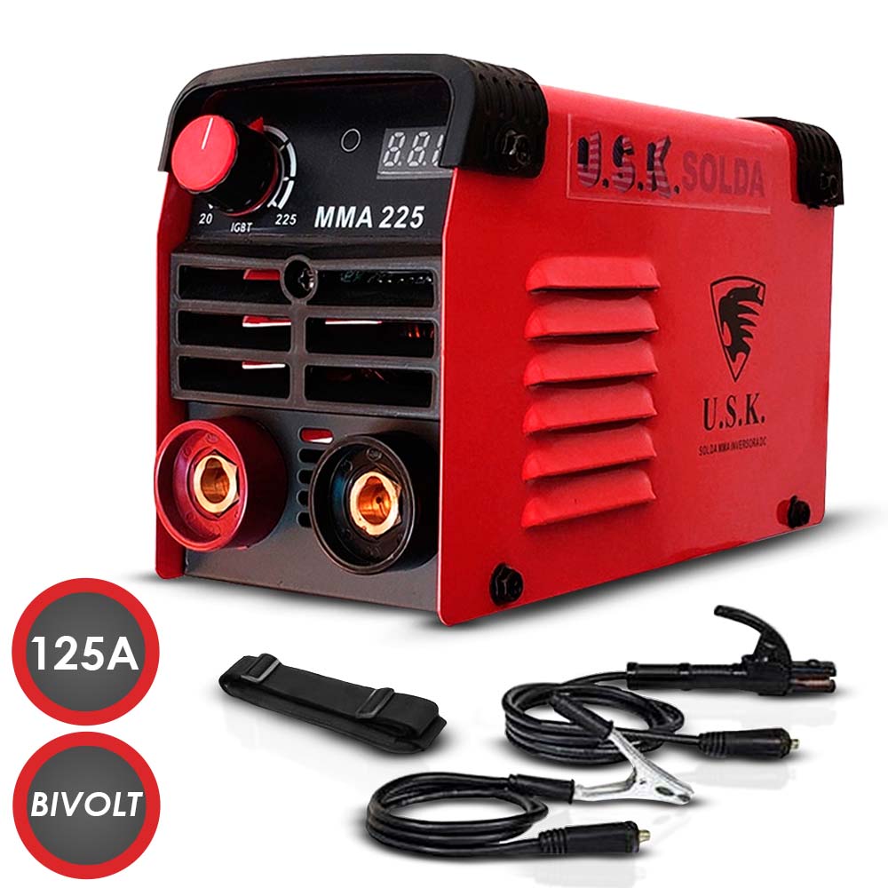 Máquina De Solda Inversora 115a Biv Tig Mini Mma-225 Usk
