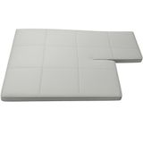 Pillow Top Para Caminhão Cama Gaúcha 400 Fios 100% Poliéster 5cm 200x120x5cm Cinza