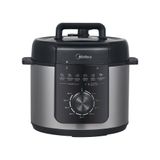 Panela De Pressão Mecânica Preta E Inox 4l Midea Ppm42 220v