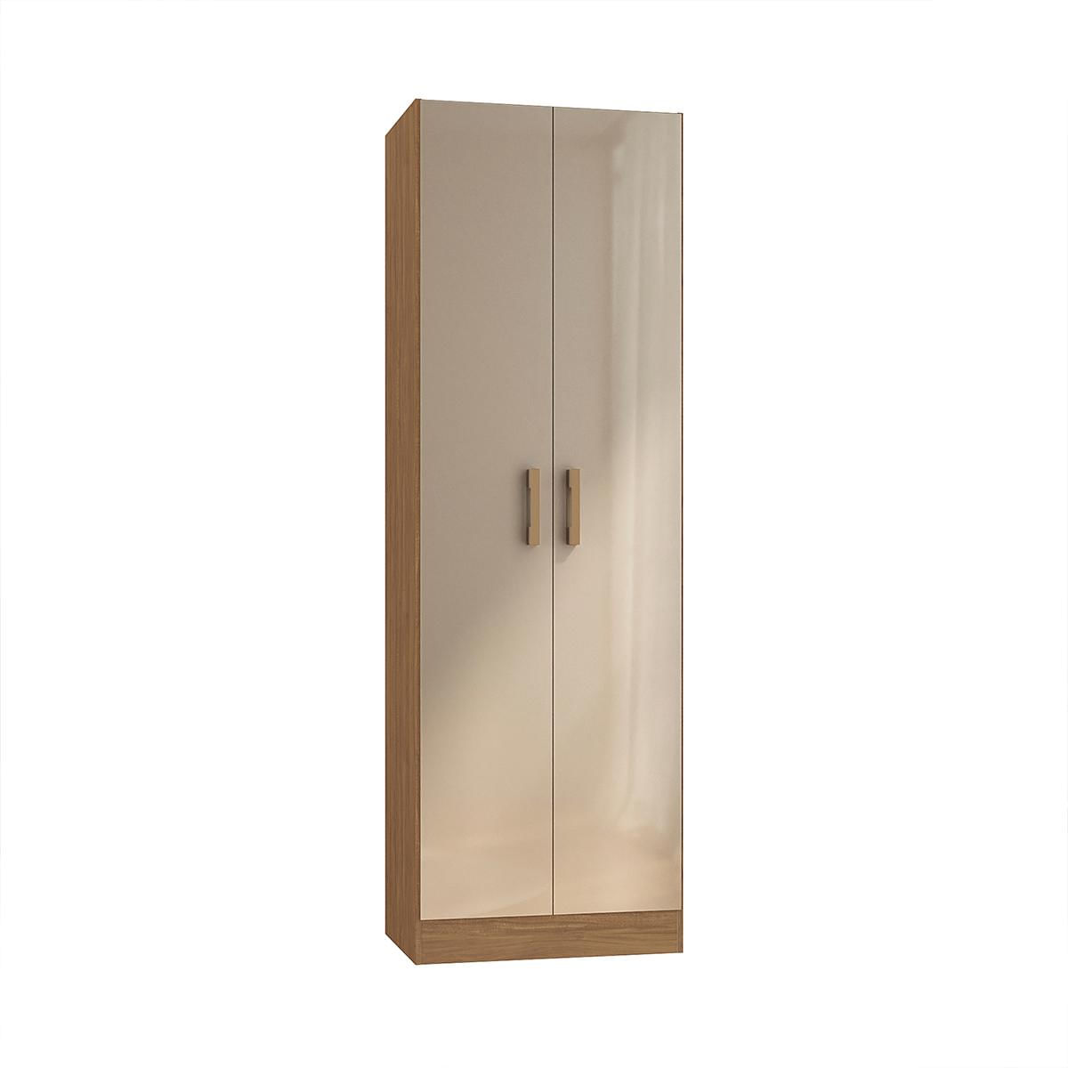 Armario Multiuso Bahamas Com 2 Portas Acacia/reflecta