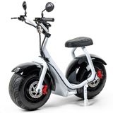 Scooter Elétrica 1000w Tui Pop Moto Patinete Sem Cnh Branco-preto