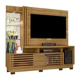 Estante Home Theater Frizz Plus Para Tv Até 60 Polegadas Com Pés 2 Portas - Madetec Cumaru