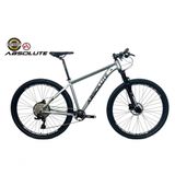 Bicicleta Aro 29 Nero 5 Peças Inteira Absolute 12v Garfo Trava K7 11-52 Freio A Disco Hidráulico Cinza Tam.13.8