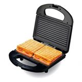 Sanduicheira E Mini Grill Antiaderente Preta E Inox Best 220v