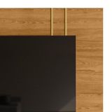 Estante Home Theater New Apolo Para Tv Até 75 Polegadas Com Pés - Madetec Móveis Cumaru Opala