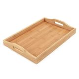 Bandeja Multiuso Café Da Manha Clink Mdf E Bambu