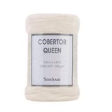Cobertor Super Soft 300gr Queen 2,20x2,40m Off-white Sonhare
