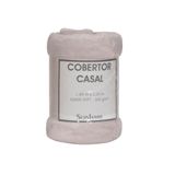 Cobertor Super Soft 300gr/m Casal 1,80x2,20m Prata Sonhare