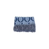 Xale Para Sofá Com Franja Luxor 1 Peça 2,10m X 1,35m 60% Algodão - 40% Poliéster Tecido Jacquard Cor:azul Corrente