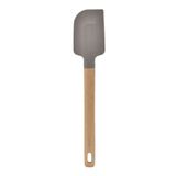 Espátula Silicone Pão Duro Kenya 32cm Cabo Madeira Não Risca