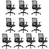 Kit 10 Cadeiras Diretor Nr17 Office Chicago Preto