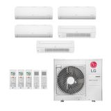 Ar Condicionado Multi Split Inverter Lg 48 000 2x Evap Hw 9 000 1x Evap Hw 12 000 2x Evap Cassete 1 Via 18 000 Quente Frio 220v