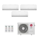 Ar Condicionado Multi Split Inverter Lg 24 000 2x Evap Hw 9 000 1x Evap Hw 18 000 Quente Frio 220v