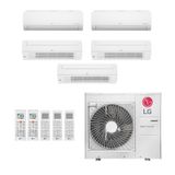 Ar Condicionado Multi Split Inverter Lg 48 000 2x Evap Hw 9 000 3x Evap Cassete 1 Via 18 000 Quente Frio 220v