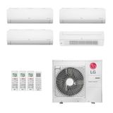 Ar Condicionado Multi Split Inverter Lg 48 000 2x Evap Hw 7 000 1x Evap Hw 12 000 1x Evap Cassete 1 Via 18 000 Quente Frio 220v