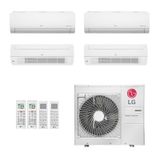 Ar Condicionado Multi Split Inverter Lg 48 000 2x Evap Hw 7 000 2x Evap Cassete 1 Via 18 000 Quente Frio 220v