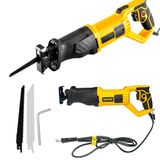 Serra Sabre Elétrica 1100w Com Cabo Giratório 90 E Lâminas 220v