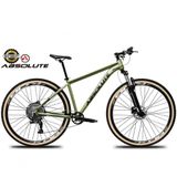 Bike Aro 29 Nero 5 Peças Inteira Absolute 12v Hollowtech Garfo Trava Remota Pneu Faixa Freio Hidráulico. Oliva Tam.17