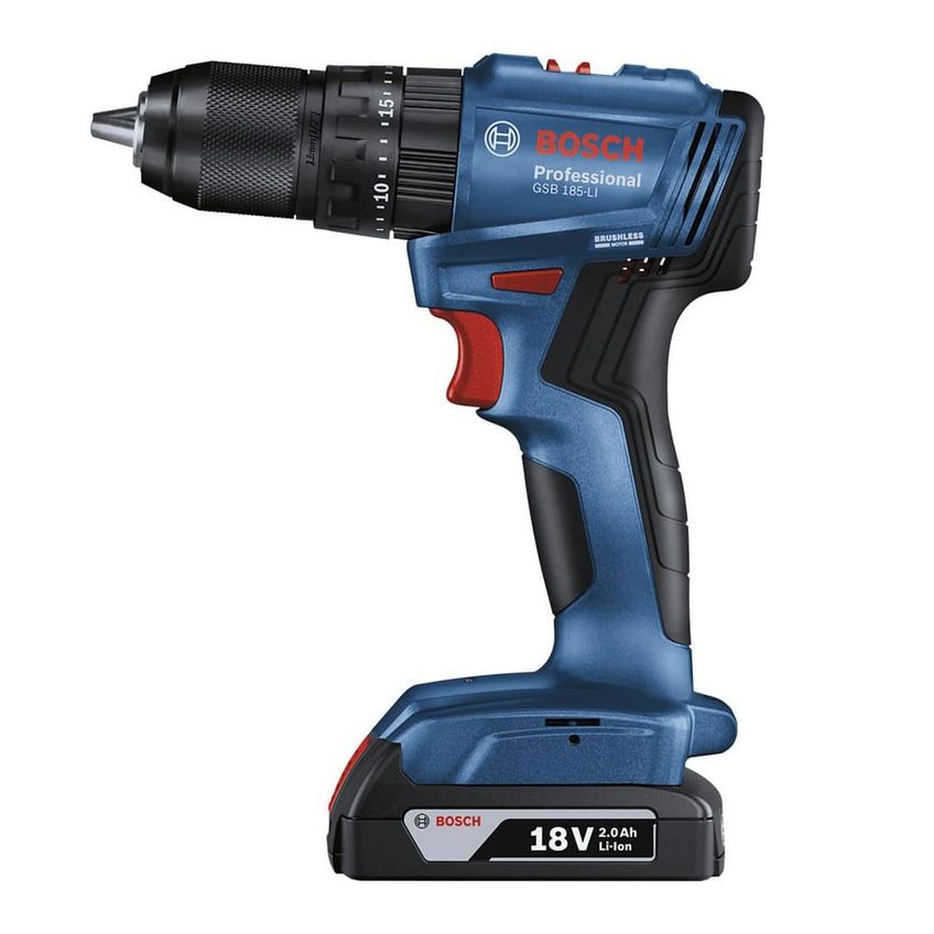 Furadeira E Parafusadeira De Impacto Bosch Gsb185, 18v Com Maleta E 2 Baterias - imagem 3