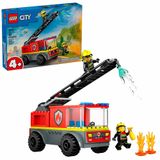 Bloco De Montar Lego City Caminhao De Bombeiro Com Escada 82 Pecas Lego