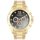 Relógio Euro Feminino Big Case Dourado - Euvd34ac-4p Euvd34ac-4p