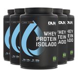 Kit 5 Whey Protein Isolado Dux Chocolate 900g