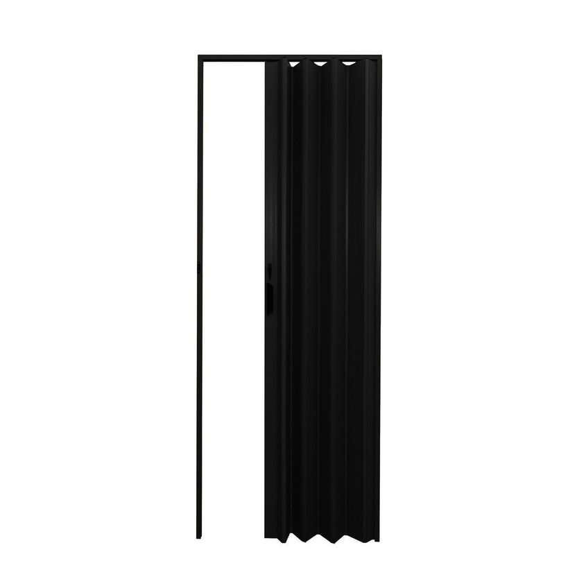 Porta Sanfonada De Pvc 210cm X 70cm Belplast Preto Preto - imagem 3