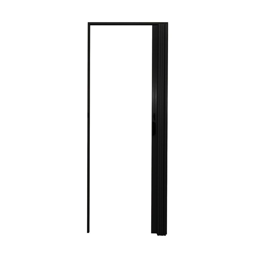 Porta Sanfonada De Pvc 210cm X 70cm Belplast Preto Preto - imagem 4