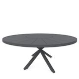Mesa Sofisticação Em Alumínio Com Design Exclusivo E Acabamento Impecável Dubai Gray Titanium