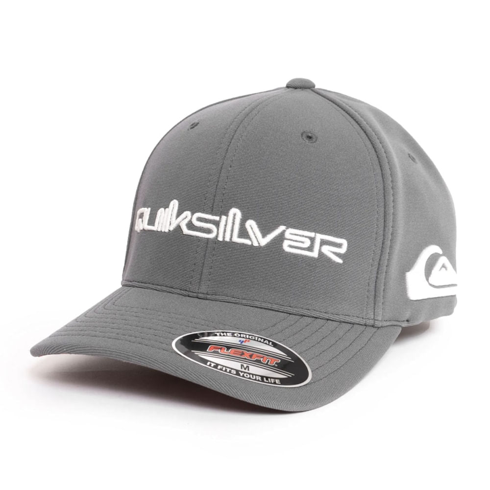 Boné Quiksilver Emb Type Heritage Regal Dark Grey