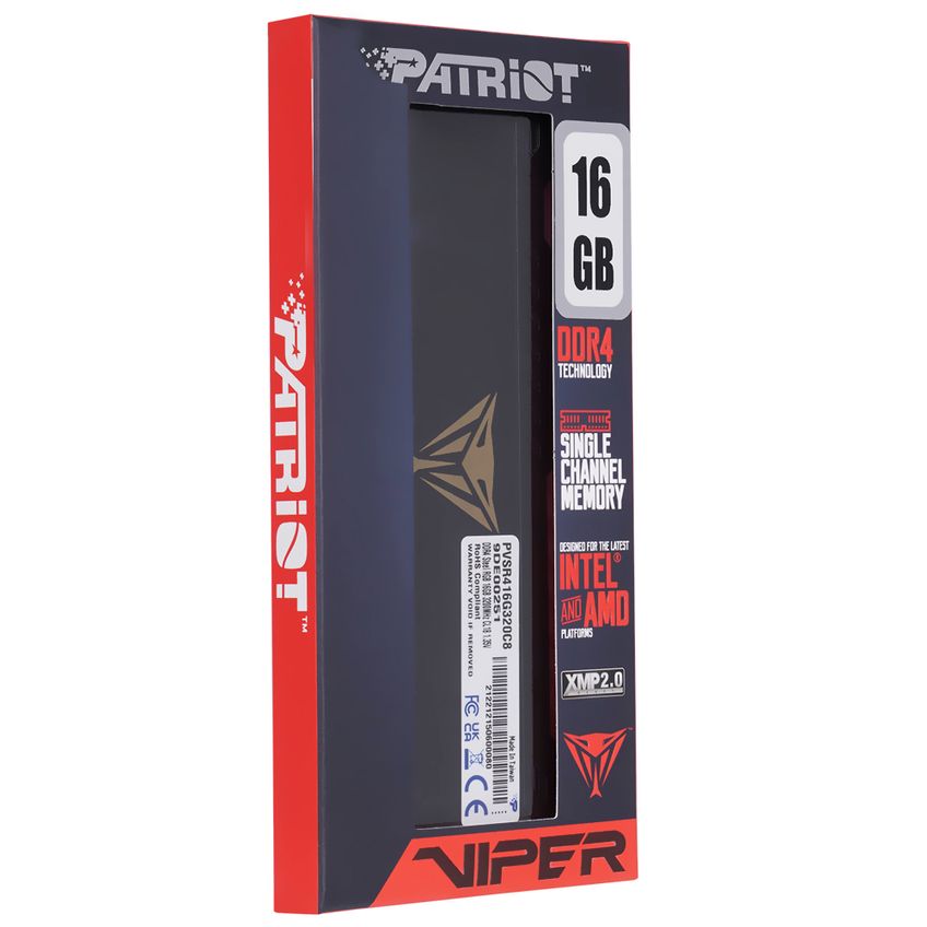 Memoria 16gb Ddr4 3200mhz Patriot Viper Stell Rgb Preto Pvsr416g320c8 - imagem 3