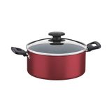Caçarola Tramontina Loreto Alumínio Antiaderente Starflon 22cm 3,7l Vermelha Tramontina