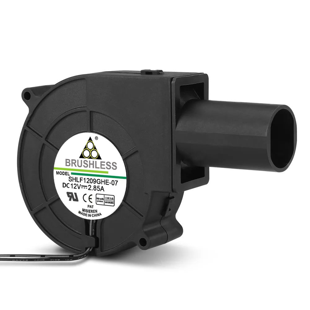 Ventilador De Ar Portátil Para Churrasqueira G Com Controle De Velocidade